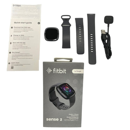[中古(B)] Fitbit Sense2 GPS/Alexa搭載 スマートウォッチ FB521GLBM [良い]