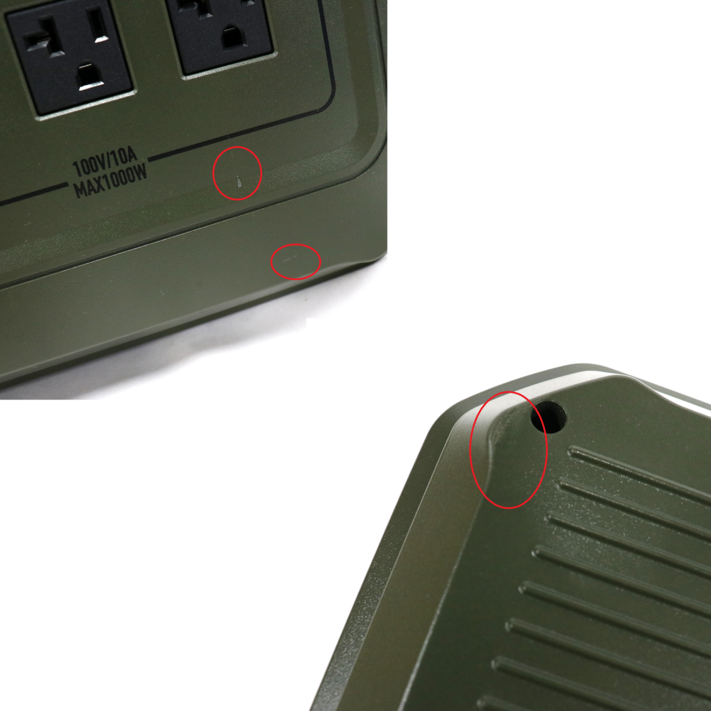 加島商事 PowerArQ Pro ポータブル電源（1000Wh）Smart Tap　pwarqpro1000-olive  オリーブドラブ 整備済みアウトレット品 [良い(B)]