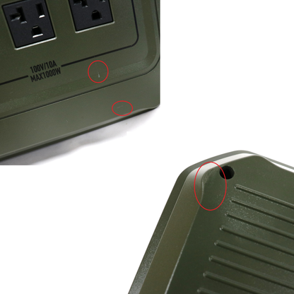 加島商事 PowerArQ Pro ポータブル電源（1000Wh）Smart Tap　pwarqpro1000-olive  オリーブドラブ 整備済みアウトレット品 [良い(B)]