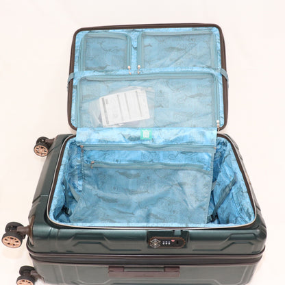 [5-8泊向けサイズ]LEGEND WALKER 5205 ブルーホエール 78L/拡張時98L ハードスーツケース 5205-66-gr  グリーン 整備済みアウトレット品 [中古(C)]