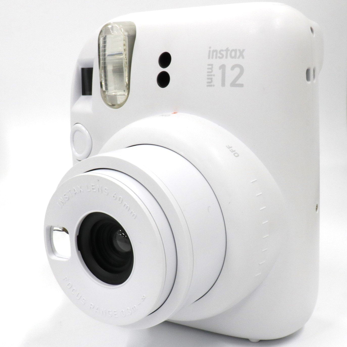 [ジャンク] 富士フイルム instax mini 12 インスタントカメラ チェキ instax-mini12-wh クレイホワイト[難あり(D)]
