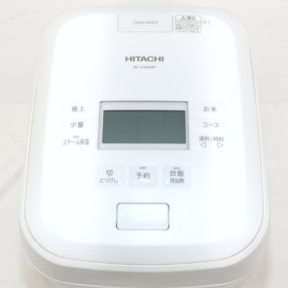 [中古(C)] [5.5合炊き] 日立 ふっくら御膳 RZ-V100HM 沸騰鉄釜 圧力＆スチームIHジャー炊飯器 rz-v100hm-w rz-v100hm-w　[可]