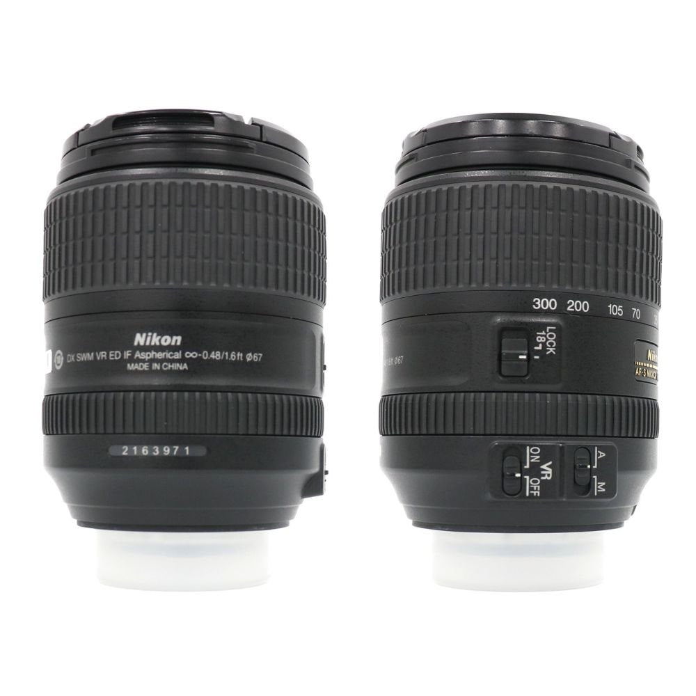 [中古(B)] ニコン AF-S DX NIKKOR 18-300mm f/3.5-6.3G ED VR 高倍率ズームレンズ af-s18-300g[良い]