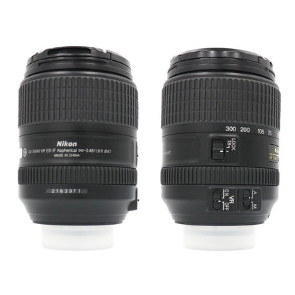[中古(B)] ニコン AF-S DX NIKKOR 18-300mm f/3.5-6.3G ED VR 高倍率ズームレンズ af-s18-300g[良い]