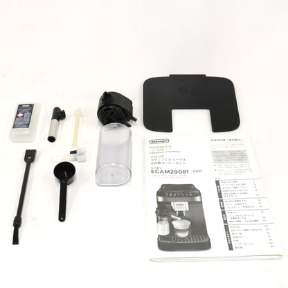 デロンギ マグニフィカ イーヴォ ECAM29081TB 全自動コーヒーマシン ecam29081tb   整備済みアウトレット品 [中古(C)]
