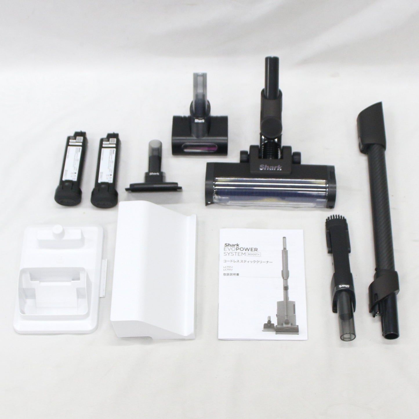 [中古(B)] Shark EVOPOWER SYSTEM BOOST+ LC701J コードレススティッククリーナー ウォームブラック　lc701j-bk  [良い]