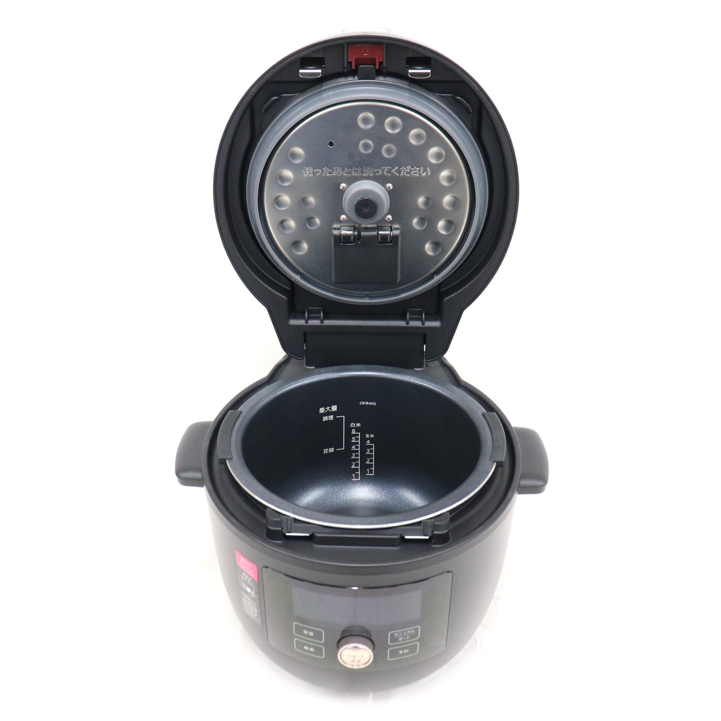 タイガー TIGER COOKPOT(クックポット) COK-B400 電気圧力鍋 cok-b400-b  マットブラック 整備済みアウトレット品 [良い(B)]