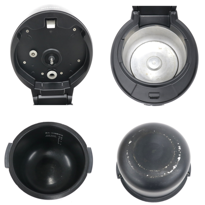 [中古(C)] シャープ ヘルシオ ホットクック 電気調理鍋 無水鍋 1.0L 1~2人用 ブラック KN-HW10G-B kn-hw10g-b ブラック [可]