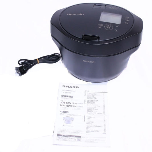 [中古(B)] シャープ ヘルシオ ホットクック KN-HW16H 2〜4人用 1.6L容量 プレミアムブラック [良い]