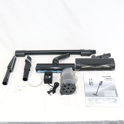 パナソニック スティック掃除機 パワーコードレス MC-SB85K mc-sb85k-h  グレー 整備済みアウトレット品 [良い(B)]