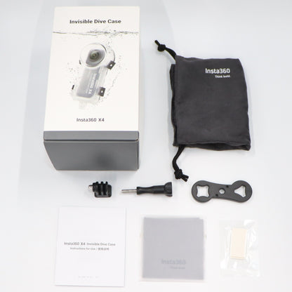 [ジャンク] Insta360 X4 360度カメラ専用 見えない潜水ケース [難あり(D)]