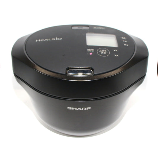 シャープ ヘルシオ ホットクック KN-HW16G 2〜4人用 1.6L容量 kn-hw16g-b  ブラック 整備済みアウトレット品 [中古(C)]