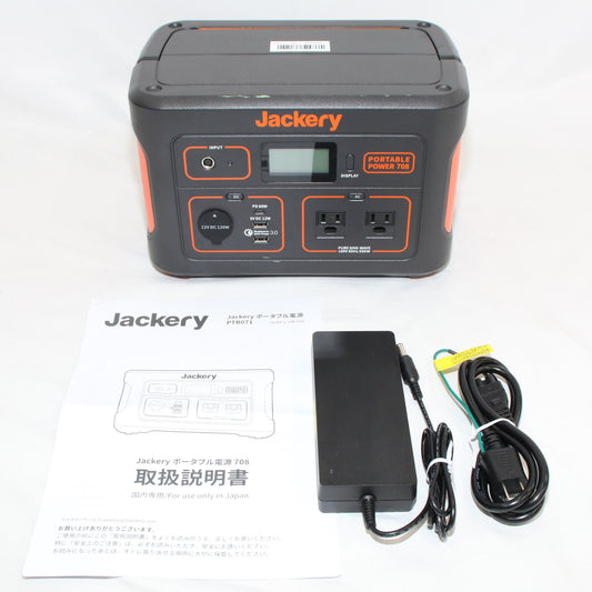 [中古(B)] Jackery(ジャクリ) ポータブル電源 708 jackery-708 ブラック [良い]