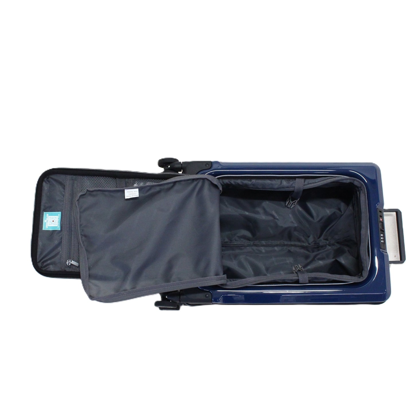 [1-3泊向けサイズ]LEGEND WALKER 6031 フィット 15L/拡張時35L ハードスーツケース 6031-47-nv  ミッドナイトネイビー 整備済みアウトレット品 [良い(B)]