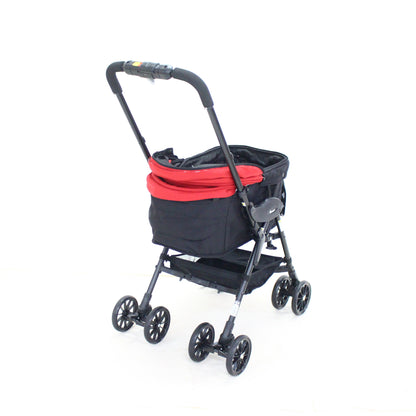 [中古(C)] コンビ ペット用カート ミリミリライト アルファ EG ロング D レッド　4972990180757  [可]
