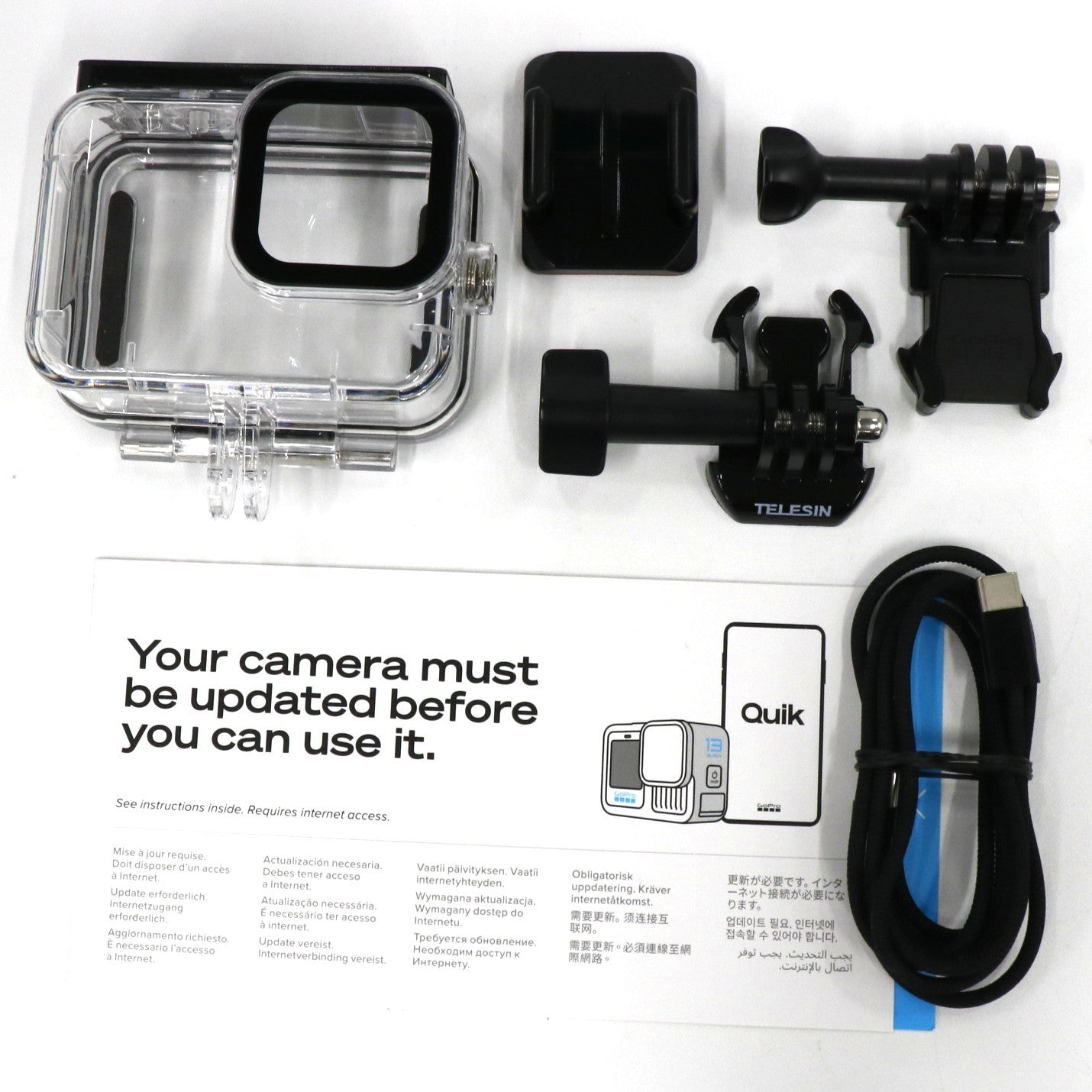 [ジャンク] GoPro HERO13 Black(防水ハウジング付き)hero13-black  [難あり(D)]