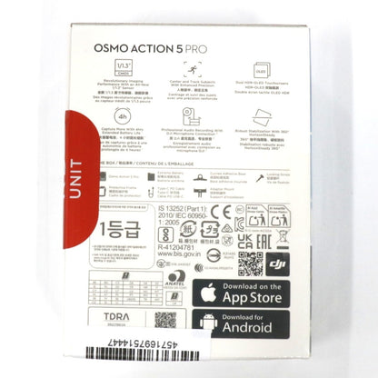 ［整備済/未開封品 (S)］DJI Osmo Action 5 PRO Standard コンボ OA5P0 (RBunit / シュリンク包装)