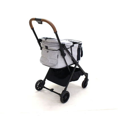 コンビ ペット用カート フィカゴー フリートゥーゴー2 4711233391136  グレー 整備済みアウトレット品 [中古(C)]