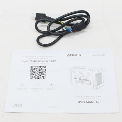 [中古(C)] Anker 757 Portable Power Station (PowerHouse 1229Wh) A1770513 ポータブル電源　ank-757-1770513 ank-757-1770513　[可]