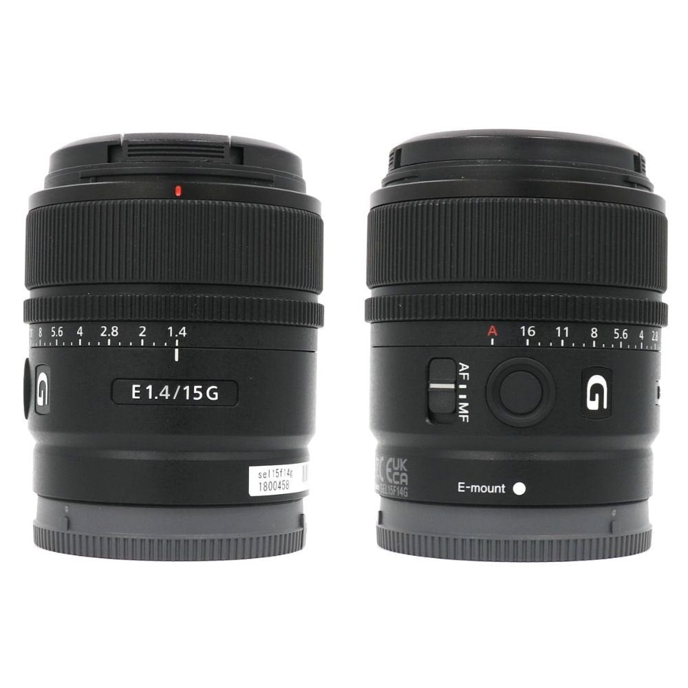 ソニー E 15mm F1.4 G SEL15F14G 大口径広角単焦点レンズ sel15f14g   整備済みアウトレット品 [中古(A)]