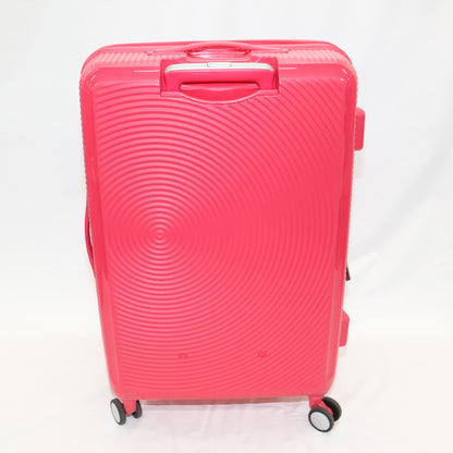 [8-10泊向けサイズ]AMERICAN TOURISTER CURIO スピナー75 エキスパンダブル 98L/拡張時114L ハードスーツケース americantourister-curio75-2-rb  ラズベリー 整備済みアウトレット品 [中古(C)]