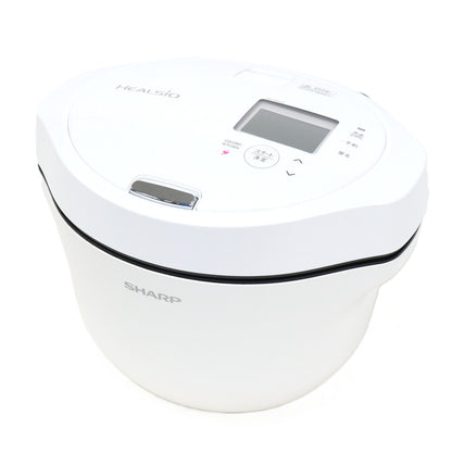 シャープ ヘルシオ ホットクック KN-HW24G 2〜6人用 2.4L容量　kn-hw24g-w  ホワイト 整備済みアウトレット品 [中古(C)]