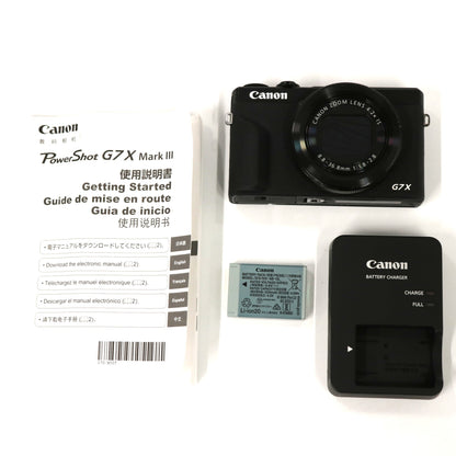 Canon PowerShot G7 X Mark III コンパクトデジタルカメラ　psg7x-mark3   整備済みアウトレット品 [中古(C)]