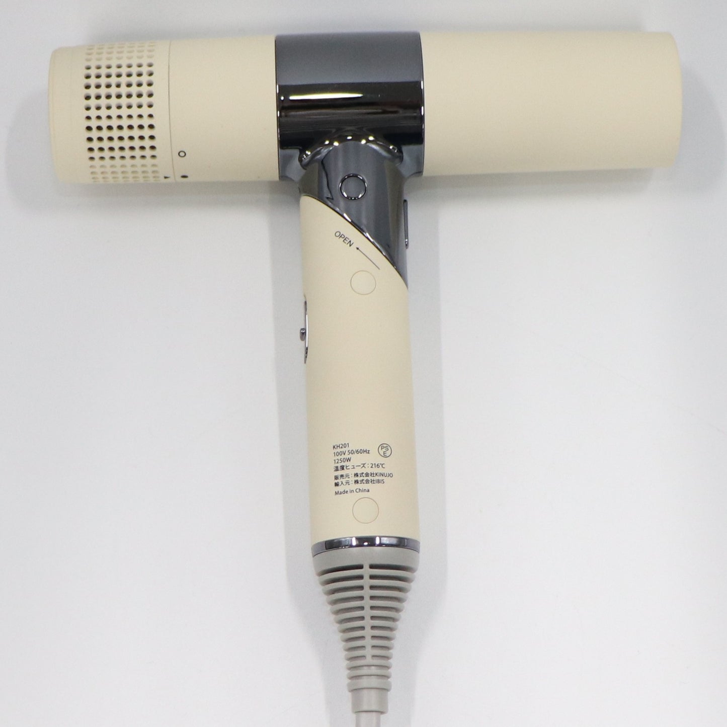 [中古(C)] 絹女 KINUJO Hair Dryer ヘアドライヤー ホワイトkh001　[可]
