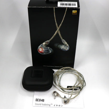 [中古(C)] SHURE SE846 高遮音性イヤホン（第2世代）se846g2cl クリア[可]