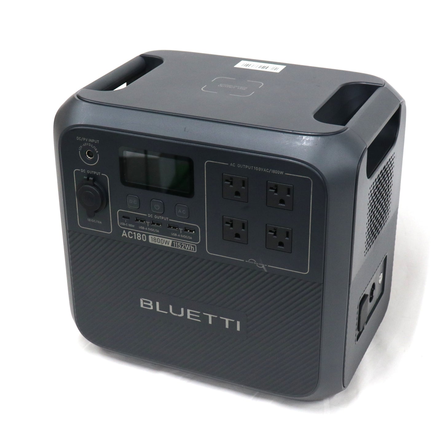 BLUETTI(ブルーティ) ポータブル電源 AC180（1152Wh）　bluetti-ac180   整備済みアウトレット品 [良い(B)]