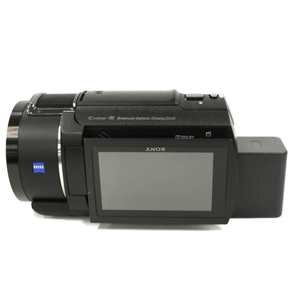 ソニー 4Kビデオカメラ FDR-AX45A fdr-ax45a-b  ブラック 整備済みアウトレット品 [中古(C)]