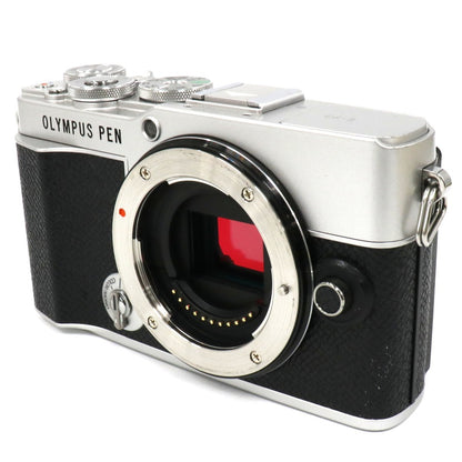[中古(A)] OLYMPUS PEN E-P7 ボディ シルバー ミラーレス一眼 pen-e-p7-body-sl [非常に良い]