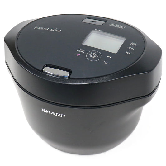 シャープ ヘルシオ ホットクック KN-HW16G 2〜4人用 1.6L容量 kn-hw16g-b  ブラック 整備済みアウトレット品 [中古(C)]