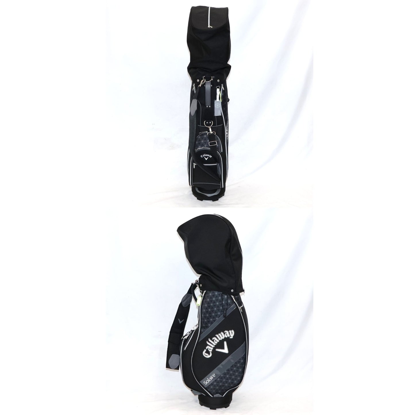 キャロウェイ ゴルフ ソレイル クラブセットレディース 8本組 キャディバッグ付き パッケージセット　callaway-solaire-clubset-8-black  ブラック 整備済みアウトレット品 [中古(C)]