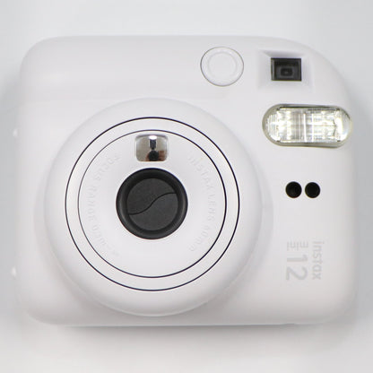 [ジャンク]  富士フイルム instax mini 12 インスタントカメラ チェキ クレイホワイト[難あり(D)]