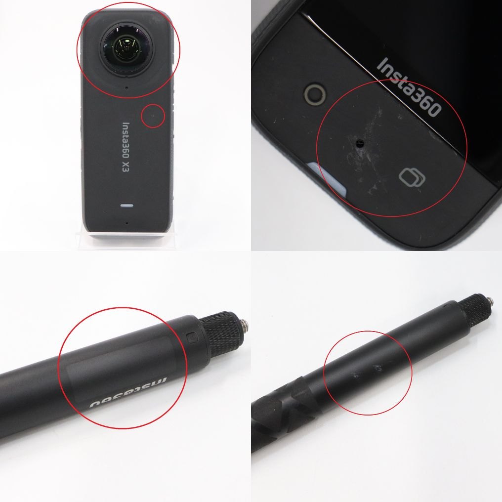 Insta360 X3 360度カメラ アクセサリーセット　insta360-one-x3   整備済みアウトレット品 [中古(C)]