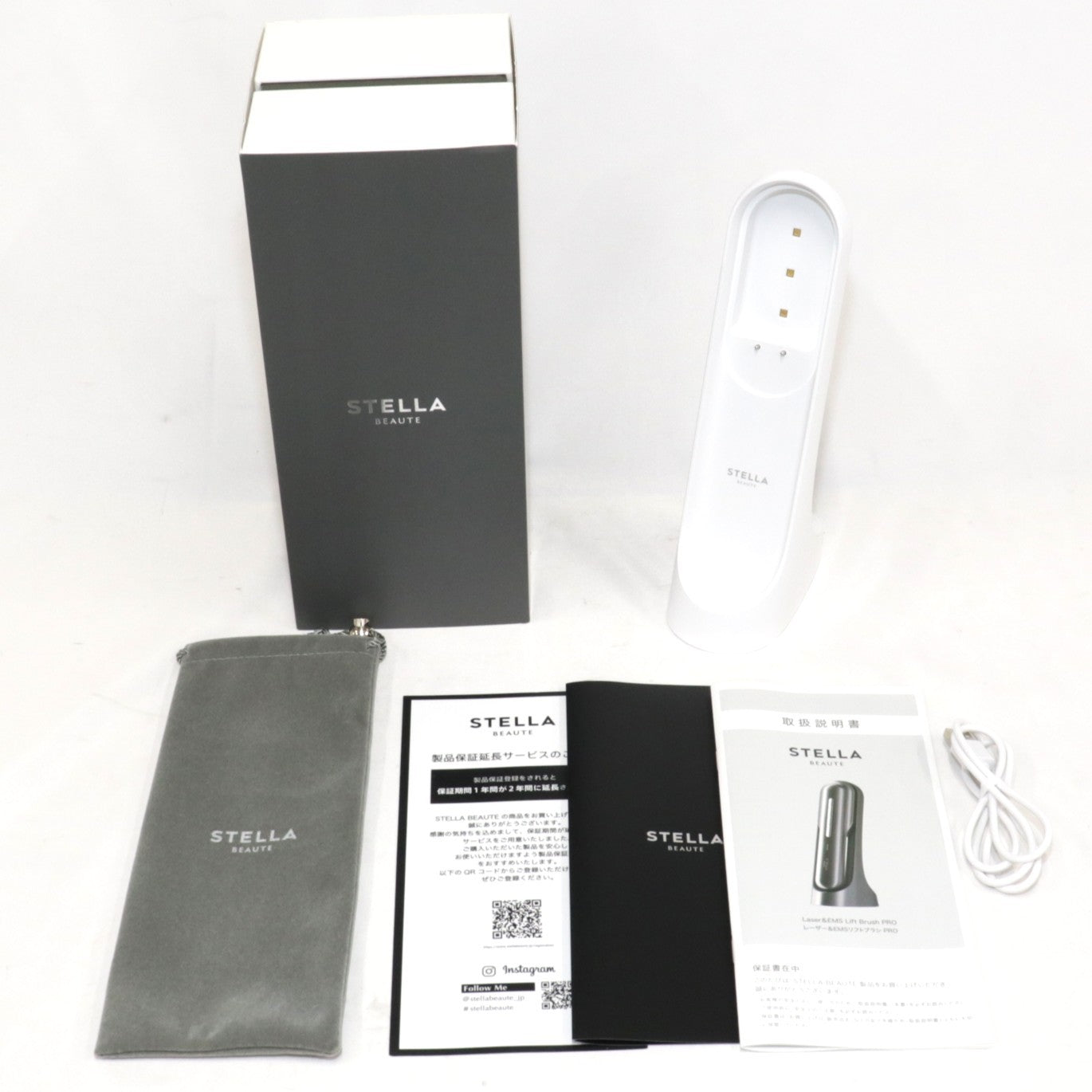 [中古(C)] STELLA BEAUTE(ステラ ボーテ) レーザー & EMSリフトブラシPRO SB-LEP01 sb-lep01-01 sb-lep01-01　[可]