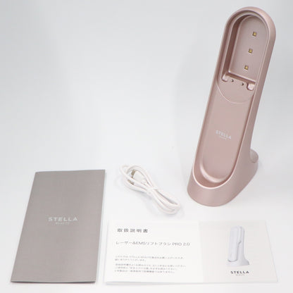 STELLA BEAUTE(ステラ ボーテ) レーザー&EMSリフトブラシ PRO 2.0  sb-lep02-p  ニースローズピンク 整備済みアウトレット品 [中古(A)]