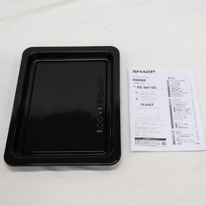 [中古(B)] [18L]シャープ PLAINLY RE-WF185 オーブンレンジ re-wf185-b ブラック [良い]