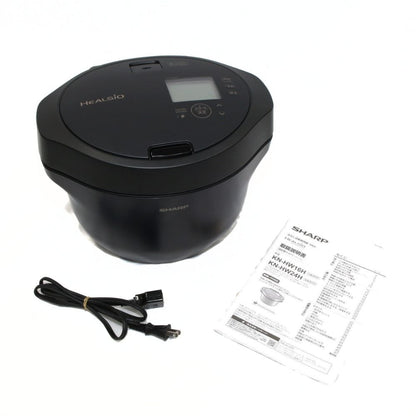 [中古(B)] シャープ ヘルシオ ホットクック KN-HW24H 2〜6人用 2.4L容量　kn-hw24h-b プレミアムブラック [良い]