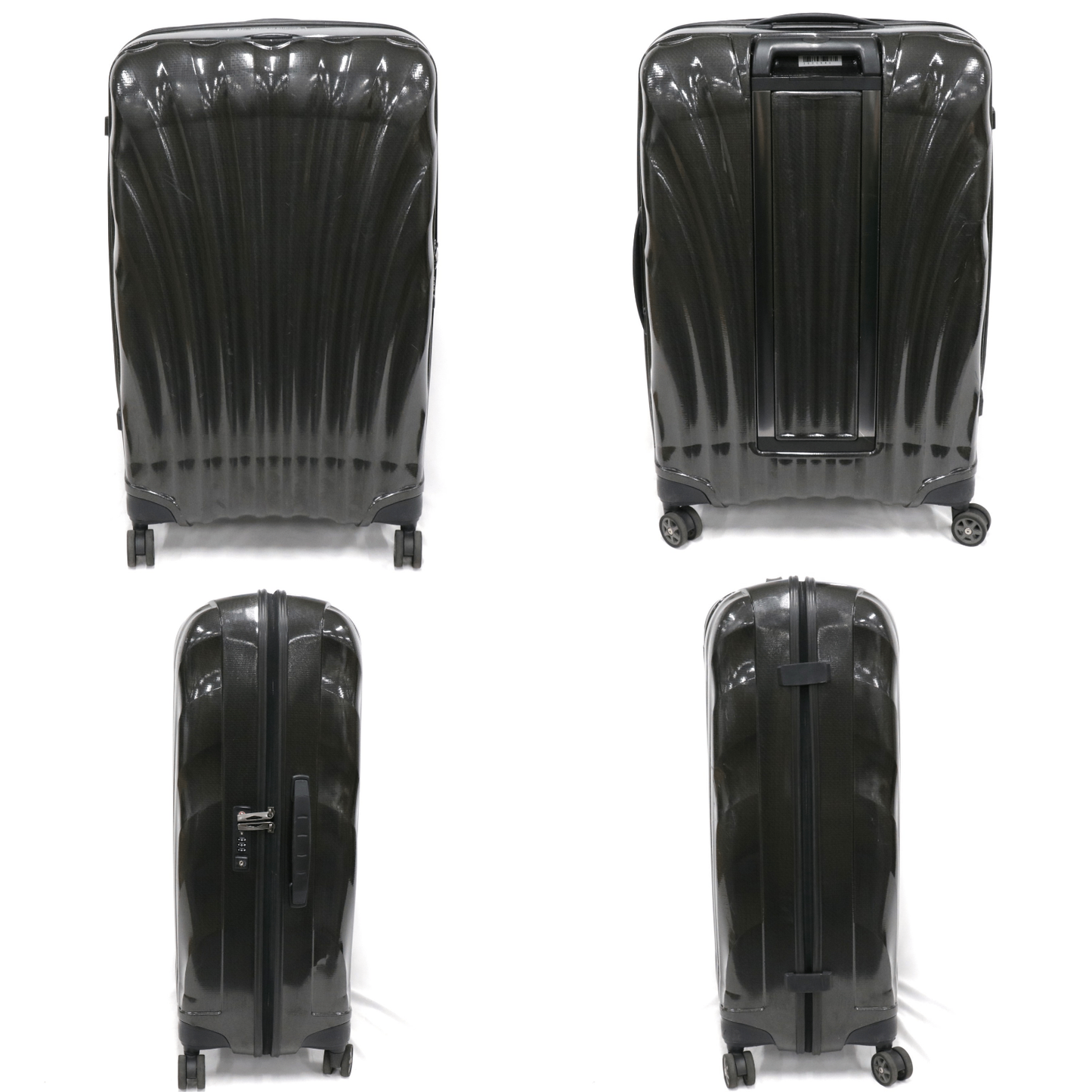 [中古(C)] [8-10泊向けサイズ]サムソナイト シーライト スピナー75 94L ハードスーツケース samsonite-clite75-bk ブラックsamsonite-clite75-bk　[可]