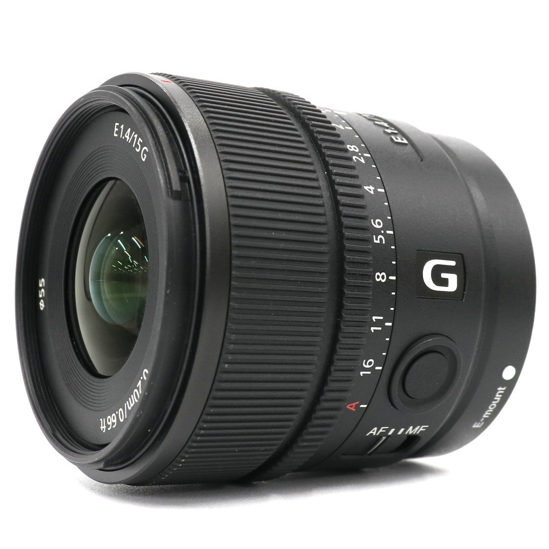 ソニー E 15mm F1.4 G SEL15F14G 大口径広角単焦点レンズ sel15f14g   整備済みアウトレット品 [中古(A)]