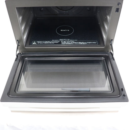 [30L]パナソニック ビストロ NE-BS8C スチームオーブンレンジ ne-bs8c-w  ホワイト 整備済みアウトレット品 [中古(C)]