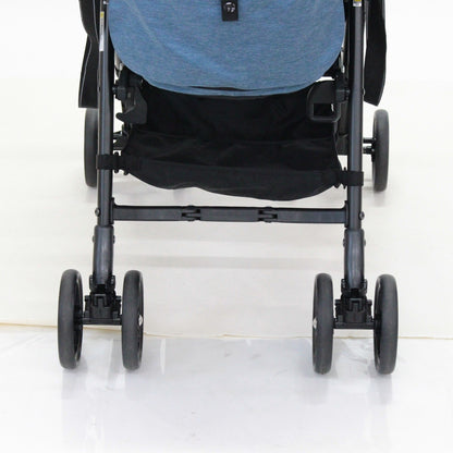 コンビ ペット用カート ミリミリEG ロング デニムブルー　4972990175852   整備済みアウトレット品 [良い(B)]