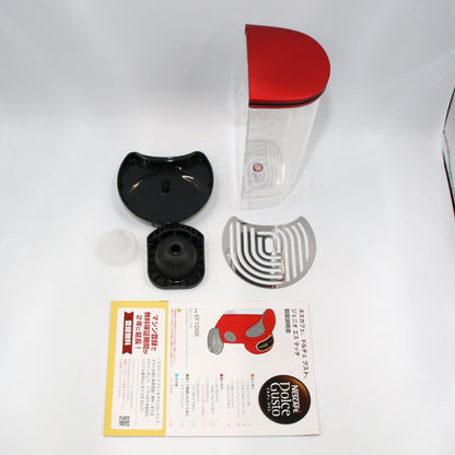 [中古(B)] NESCAFÉ(ネスカフェ) ドルチェ グスト ジェニオ エス EF1058(コーヒーカプセル2種セット) ef1058rm レッドメタル [良い]