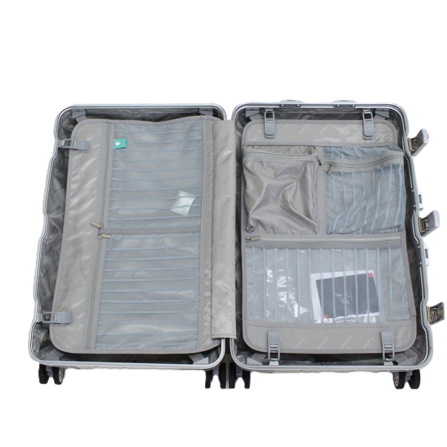 [中古(C)] [3-5泊向けサイズ]LEGEND WALKER 1510 65L アルミ製ハードスーツケース 1510-63-sl シルバー [可]
