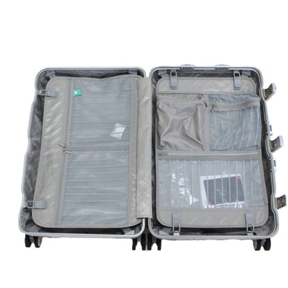 [中古(C)] [3-5泊向けサイズ]LEGEND WALKER 1510 65L アルミ製ハードスーツケース 1510-63-sl シルバー [可]