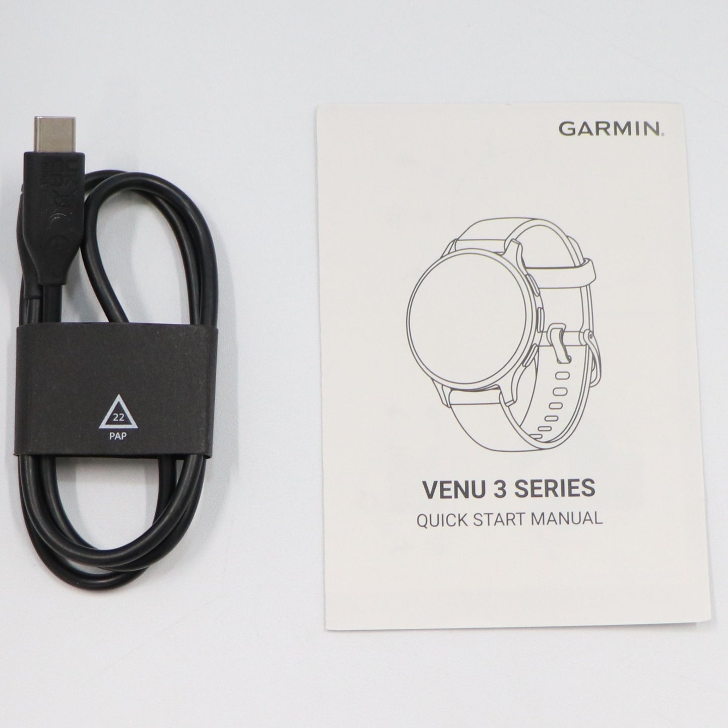 [中古(B)] ガーミン(GARMIN) Venu 3 スマートウォッチ venu3-b  Black / Slate[良い]
