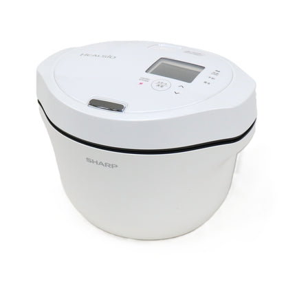 シャープ ヘルシオ ホットクック KN-HW24G 2〜6人用 2.4L容量　kn-hw24g-w  ホワイト 整備済みアウトレット品 [中古(C)]