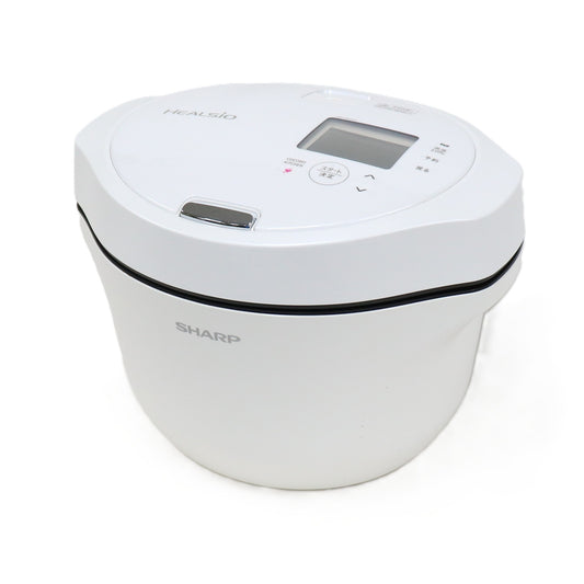 シャープ ヘルシオ ホットクック KN-HW24G 2〜6人用 2.4L容量　kn-hw24g-w  ホワイト 整備済みアウトレット品 [中古(C)]